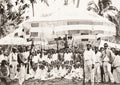 Pacific Islands Fiji Tahiti Indigenous People Armed Ceremony Vtg. Photo 19thC.