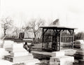 Damascus Syria Tomb St George Cemetery Graveyard Man Structure Vtg. Photo 19thC.