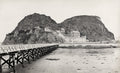 Historic Dumbarton Castle Scotland River Clyde Fortress Vtg. Photo 19thC.