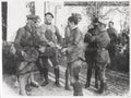 WW1 Italian Village British French Officers Soldiers Vtg. Photo