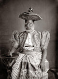Kandy Ceylon Temple of the Tooth Official Portrait Traditional Vtg. Photo 19thC.
