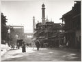 City Delhi India Jama Masjid Mosque Minarets Street Vtg. Photo 20thC.