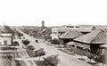 Rangoon Burma Merchant Street Colonial Architecture Cityscape Vtg. Photo 19thC.
