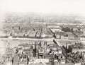 General View Centre Lyon France Cityscape Cathedral River Vtg. Photo 19thC.