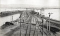 Oakland Pier Railroad Yard Train Trestle Signal Tower Vtg. Photo 19thC.