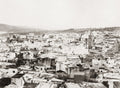 Tangier Morocco Cityscape Rooftops Minaret Architecture Vtg. Photo 19thC.