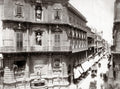 Palermo Piazza Vigliena Quattro Canti Architecture Statues Vtg. Photo 19thC.