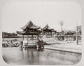 Shanghai China City Garden Pavilions Pond Architecture Vtg. Photo 19thC.