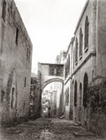 Jerusalem Ecce Homo Arch Dolorosa Old City Street Scene Vtg. Photo 19thC.