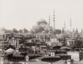 Istanbul Turkey Sleymaniye Mosque Cityscape Minarets Vtg. Photo 19thC.