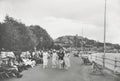 Princess Parade Torquay Devon Seaside Promenade Deckchairs Vtg. Photo 19thC.