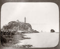Zhenjiang Chenkiang Pagoda Yangtze River Hill Pavilion Vtg. Photo 19thC.