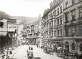 Karlovy Vary Karlsbad Czech Republic Street Scene Architecture Vtg. Photo 19thC.