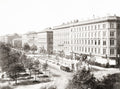 Parkring Vienna Austria Cityscape Boulevard Architecture Tram Vtg. Photo 19thC.