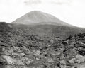 Mount Vesuvius Italy Volcano Lava Field Funicular Railway Vtg. Photo 19thC.