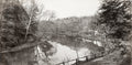 Wissahickon Philadelphia Creek Valley Park Landscape Vtg. Photo 19thC.