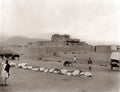 Jamrud Fort Khyber Pass NW Frontier Fortress Walls People Vtg. Photo 19thC.