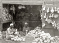 Egypt Pottery Store Potters Craftsmen Market Shop Vases Vtg. Photo 19thC.