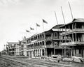 Guayaquil Ecuador South America Railroad Tracks Hotel Vtg. Photo 19thC.
