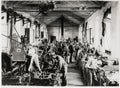 Italy WW1 Repair Shop Factory Workers Machinery Automobile Vtg. Photo