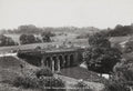 London Hampstead Heath Viaduct Bridge Park Landscape Arches Vtg. Photo 19thC.