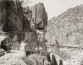 Cataract Gorge Launceston Tasmania Australia Rocky Landscape Vtg. Photo 19thC.