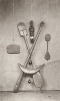 Pacific Islands Fiji Samoa Tribal Art Artifacts Carvings Vtg. Photo 19thC.