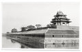 Beijing Imperial Palace Moat Walls Corner Tower Architecture Vtg. Photo 20thC.