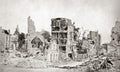 Paris Rue Royale Ruins Commune Destruction Damaged Vtg. Photo 19thC.