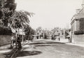 Warwick St John's Street Scene Tudor Architecture Horse Cart Vtg. Photo 19thC.