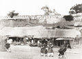 Seoul Korea Street Scene City Wall Market Traditional Dress Vtg. Photo 19thC.