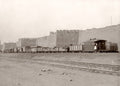 Peking Beijing China City Walls Train Railway Freight Cars Vtg. Photo 20thC.