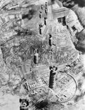 WWII 8th Airforce Heavy Bombers Aerial Bombing Raid Vtg. Photo WW2