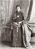 Bhutia Girl India Traditional Dress Jewelry Portrait Ethnic Vtg. Photo 19thC.