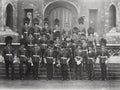 British Army Regiment Soldiers Bearskin Hats Uniforms Group Vtg. Photo 19thC.