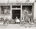 Northern India Monks Buddhist Ritual Musicians Horns Monastery Vtg. Photo 19thC.
