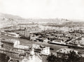 Port Genoa Genova Italy Harbor Ships Steamships Cityscape Vtg. Photo 19thC.