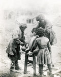 Caucasus Georgia Tiflis Lesghi Men Grinding Sword Sharpening Vtg. Photo 19thC.