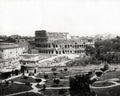 Rome Italy Colosseum Ancient Ruins Amphitheater Landmark Vtg. Photo 19thC.