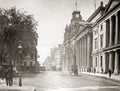 St James Street Montreal Canada Architecture Horse Carriage Vtg. Photo 19thC.