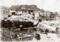 India Amber Palace Old City Fortification Hillside Vtg. Photo 19thC.
