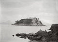 Shimonoseki Japan Mutsurejima Lighthouse Island Coastal View Vtg. Photo 19thC.
