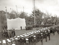 Shanghai Iltis Monument Unveiling Ceremony Military Parade Vtg. Photo 19thC.