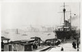 Shanghai China Bund Ship Port Wharf Harbor Cityscape Vtg. Photo 20thC.