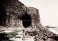 Fingal's Cave Staffa Scotland Sea Basalt Columns Rock Vtg. Photo 19thC.