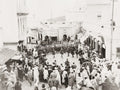 Tangier Morocco Soko Chico Market Crowd Street Scene Bazaar Vtg. Photo 20thC.