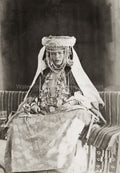 Biskra Algeria Ouiled Nail Woman Traditional Headdress Jewelry Vtg. Photo 19thC.
