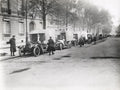 Paris France Red Cross Convoy WW1 Ambulances Inspection Vtg. Photo