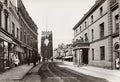 Newton Abbot Devon Courtenay Street Shops Globe Hotel Vtg. Photo 19thC.