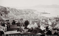 San Francisco Telegraph Hill View Golden Gate Bay Cityscape Vtg. Photo 19thC.